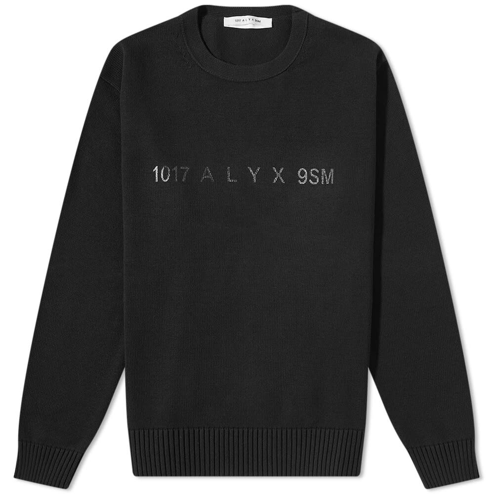 

Джемпер 1017 ALYX 9SM Logo Crew Knit, Черный