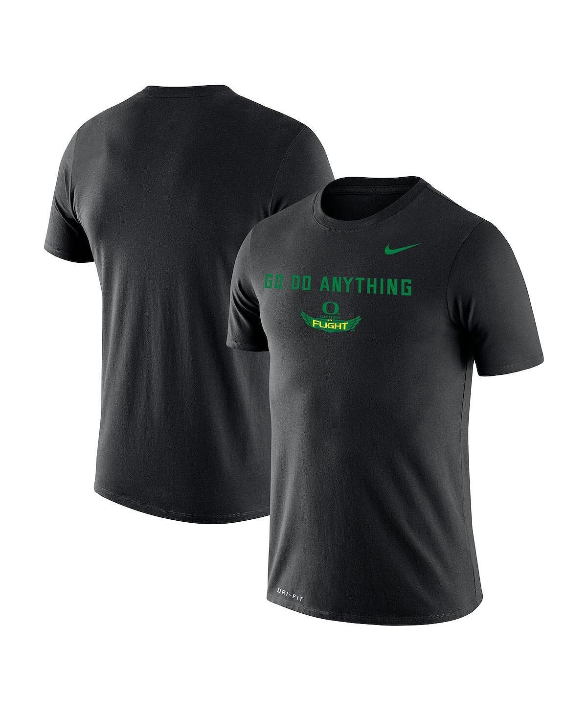

Мужская черная футболка oregon ducks women's basketball go do anything legend performance Nike, черный
