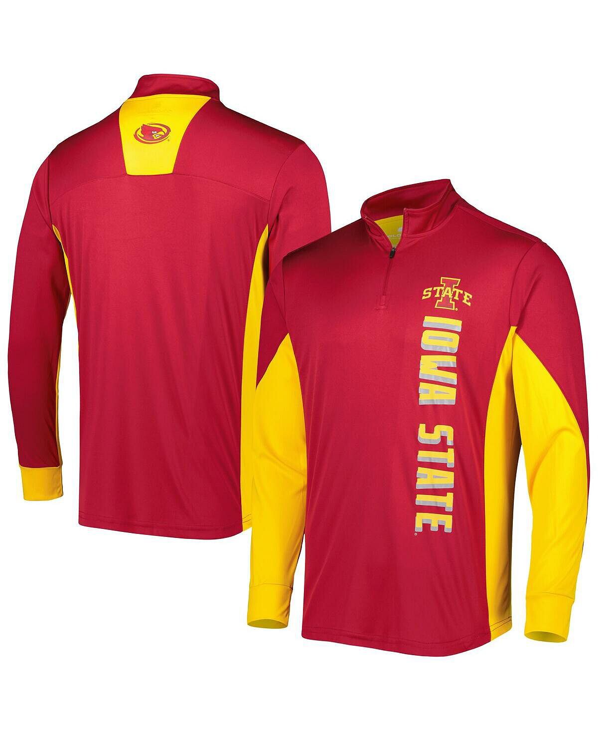

Мужская ветровка cardinal iowa state cyclones bart с молнией на четверть Colosseum