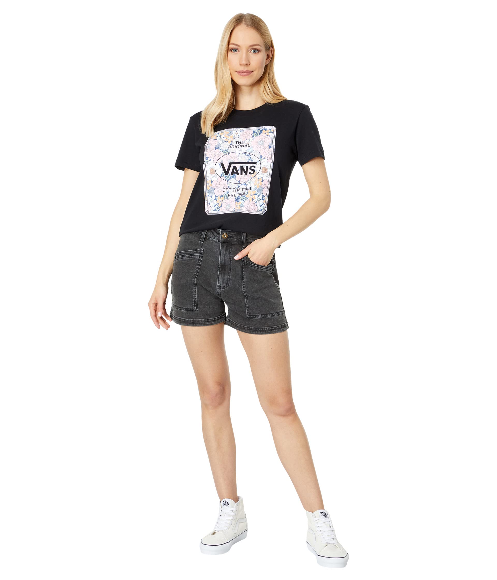 Vans deals denim shorts