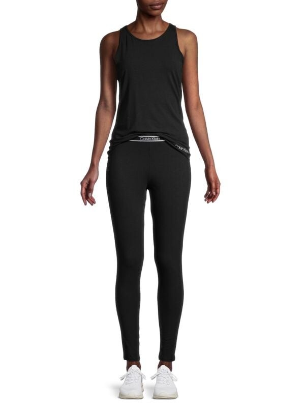 

Комплект из двух частей: майка и леггинсы Calvin Klein Black