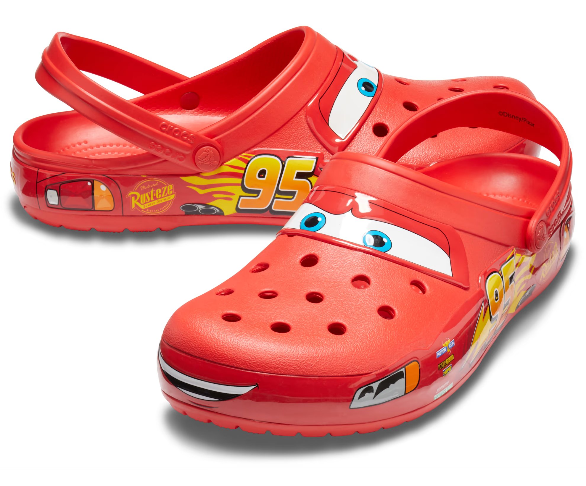 Сабо Crocs Disney And Pixar Cars Lightning McQueen, красный – купить с  доставкой из-за рубежа через платформу «CDEK.Shopping»