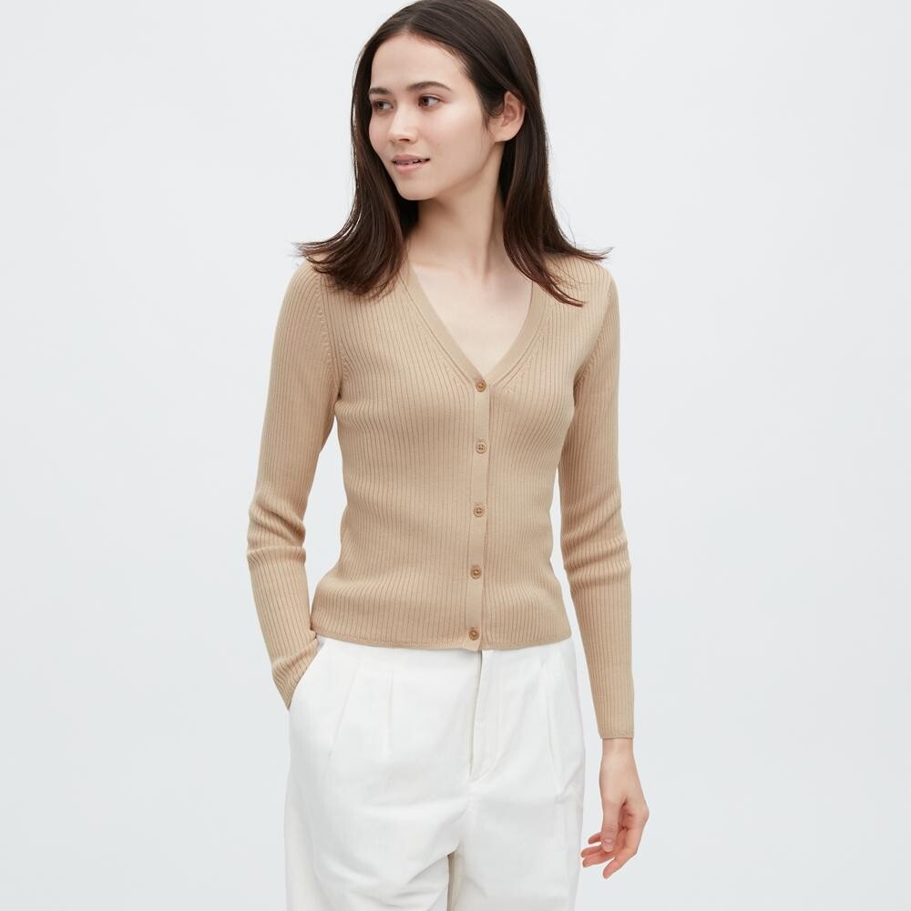 

Кардиган Uniqlo, бежевый