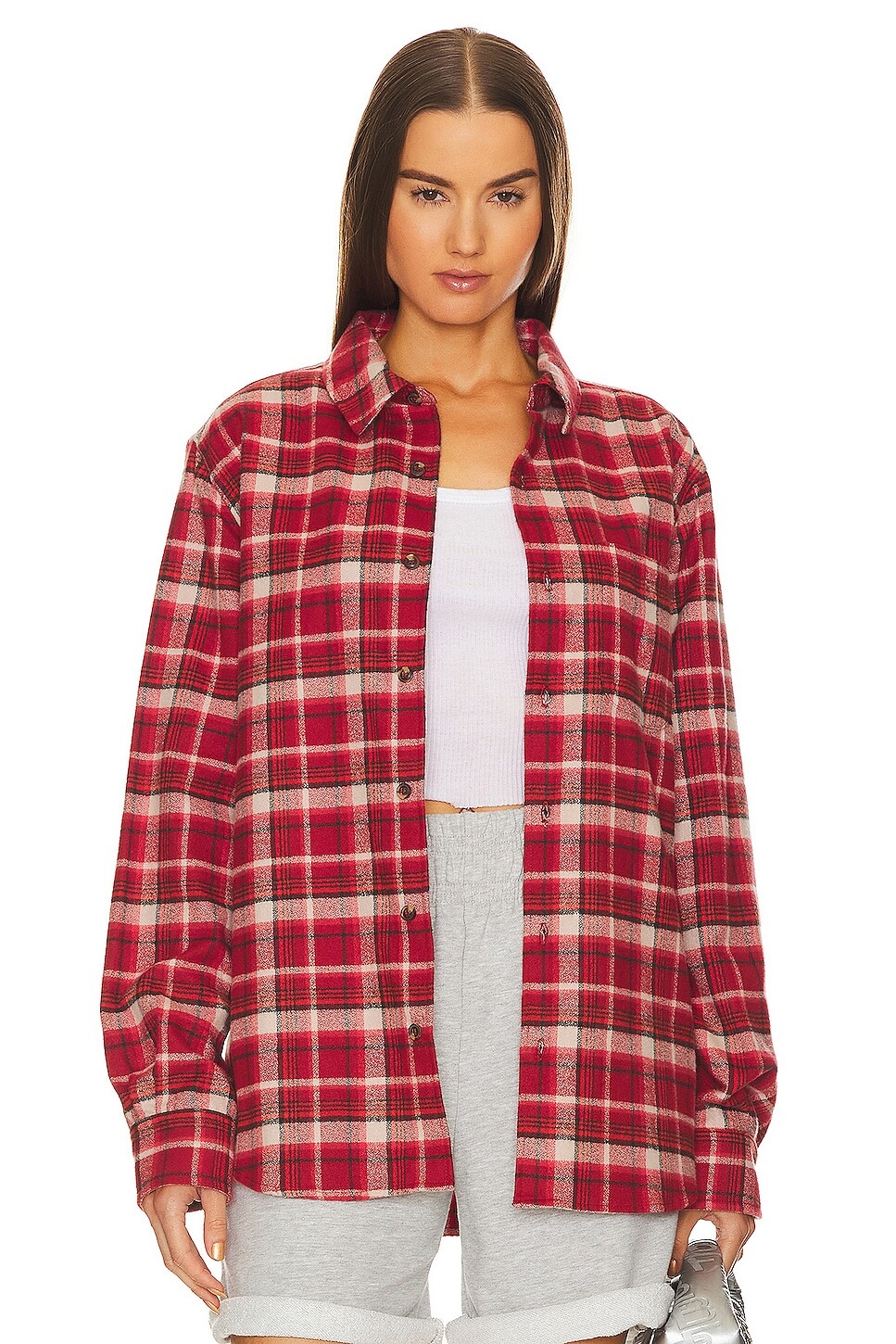 

Рубашка WAO The Flannel, цвет red & cream