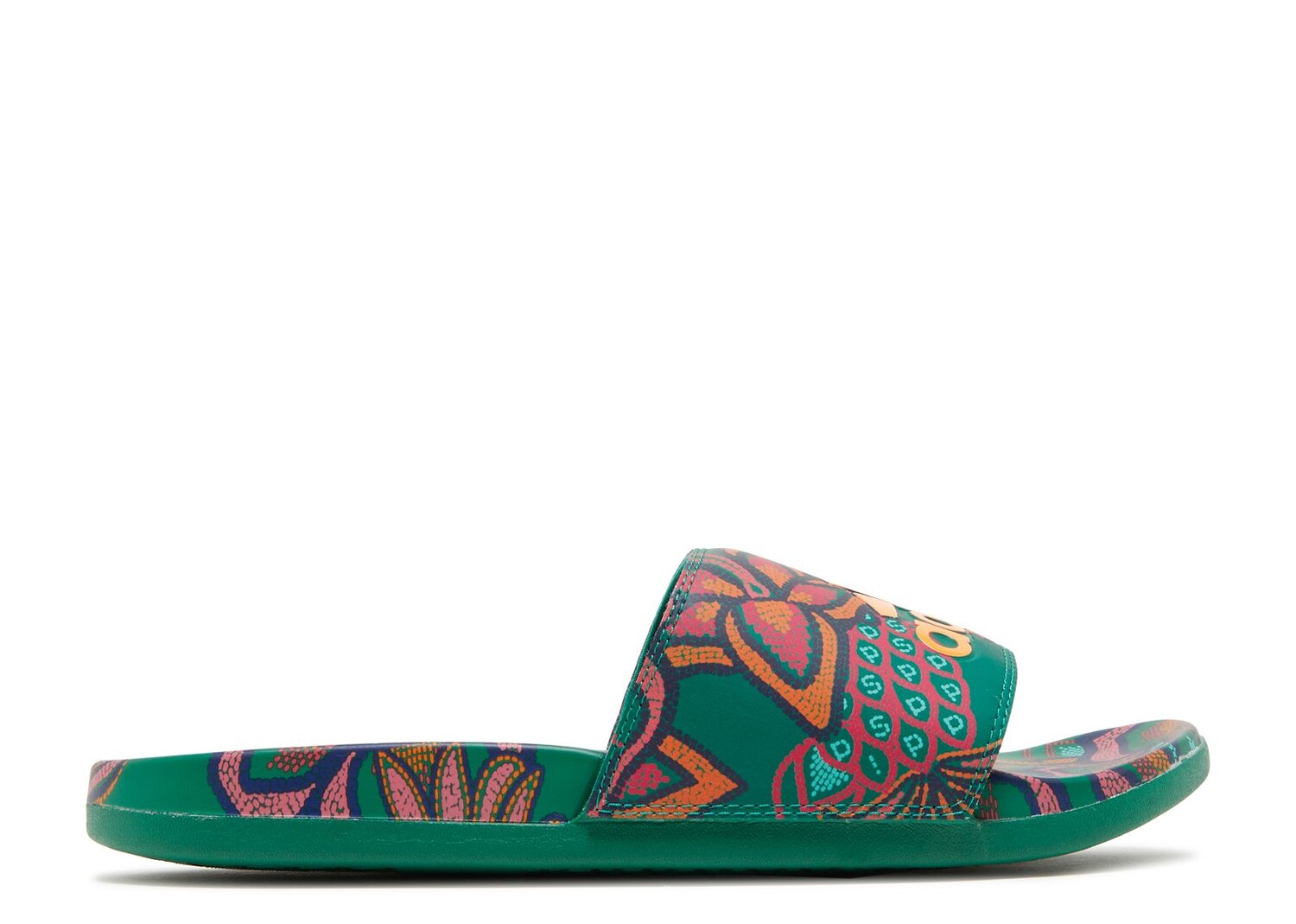 

Кроссовки adidas Wmns Adilette Comfort Slide 'Floral - Bold Green', зеленый