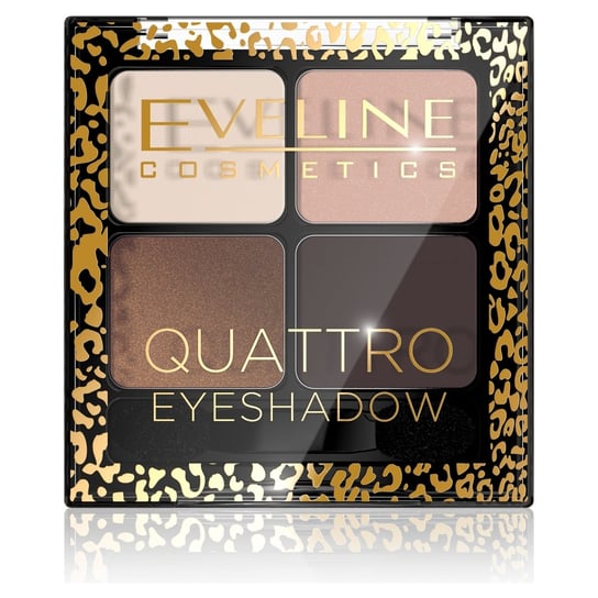 цена Палетка из 4 теней для век, № 01 Eveline Cosmetics, Quattro