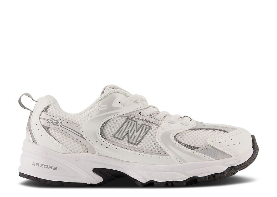 

Кроссовки New Balance 530 Little Kid 'White Silver', белый