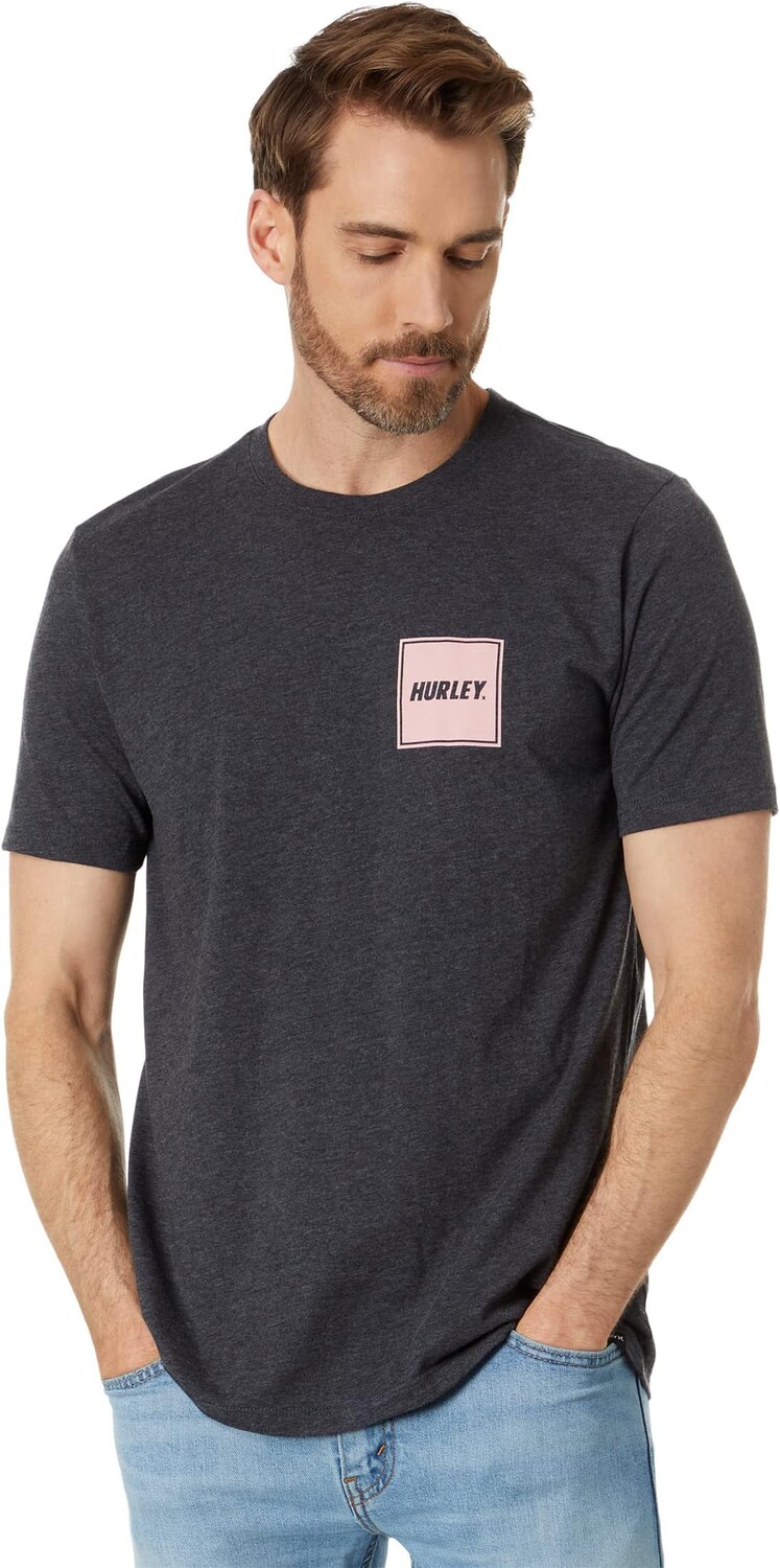 

Футболка с короткими рукавами Four Corners Hurley, цвет Black Heather 1