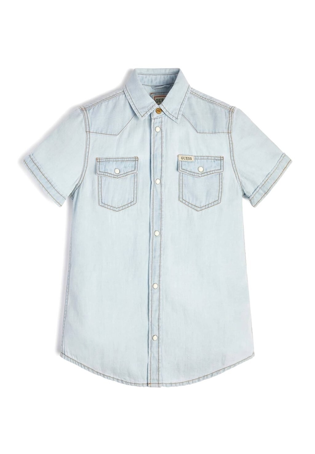 

Рубашка Guess, цвет himmelblau