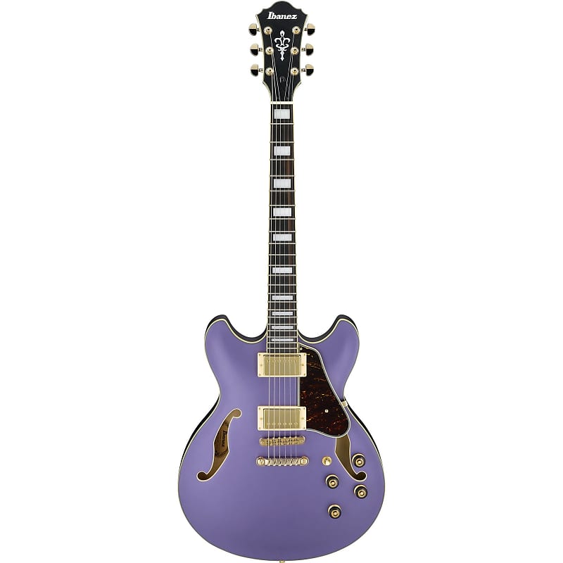 Электрогитара Ibanez AS73GMPF AS Artcore Guitar - Metallic Purple Flat ibanez artcore as73g полуакустическая электрогитара metallic purple flat