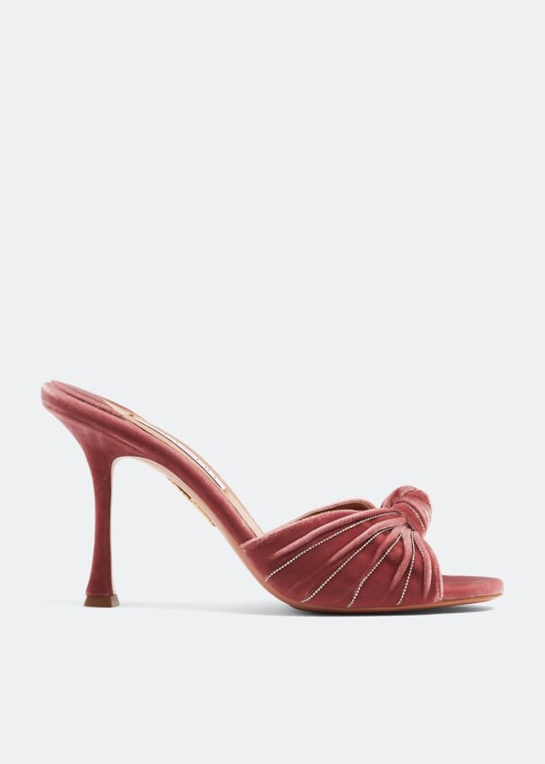

Мюли Aquazzura Atelier 95, розовый