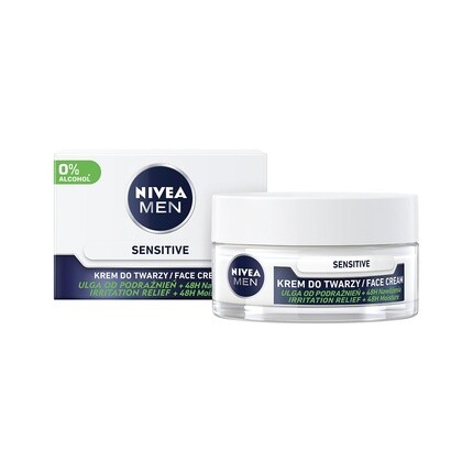 

Men Sensitive Интенсивный увлажняющий крем для чувствительной кожи 50мл, Nivea