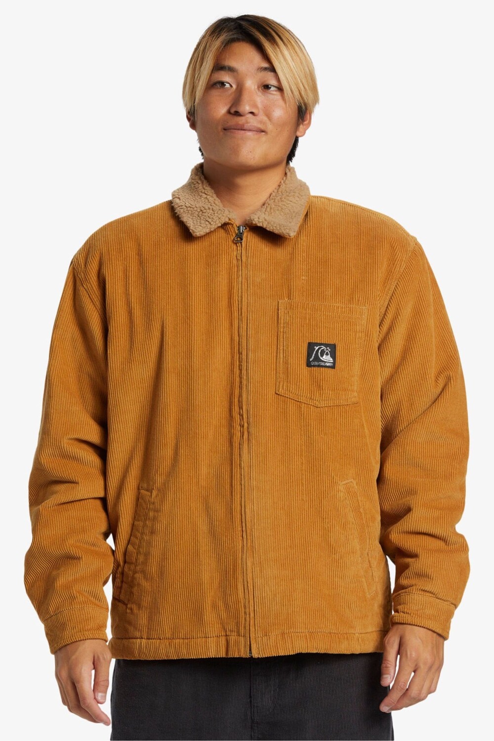 

Днк шнур шерпа харрингтон куртка Quiksilver, коричневый