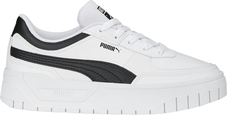 Кроссовки Puma Wmns Cali Dream Leather White Black, белый кроссовки puma wmns cali dream leather triple white белый