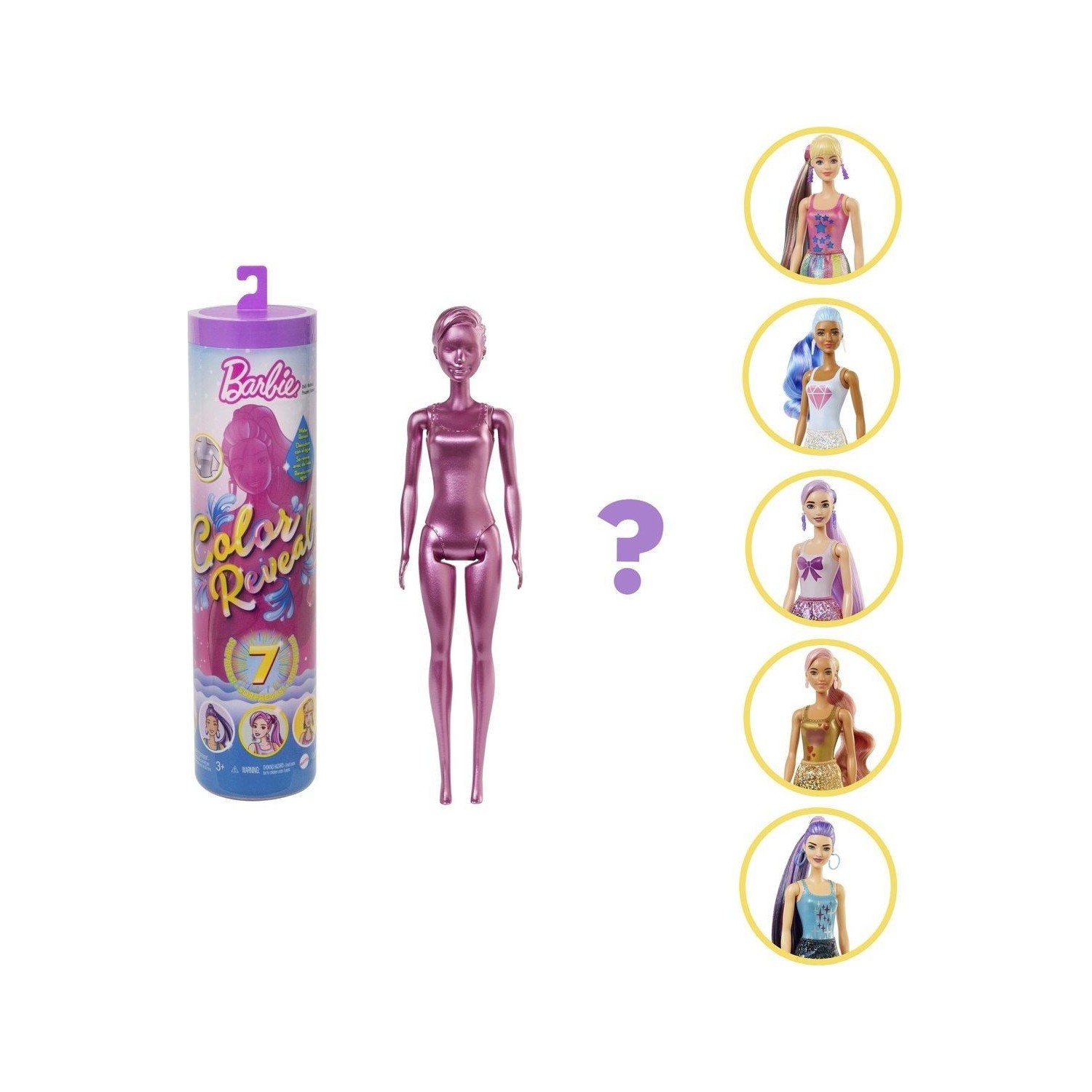 набор дома мечты mega barbie color reveal Кукла Barbie Barbie Color Reveal GWC55