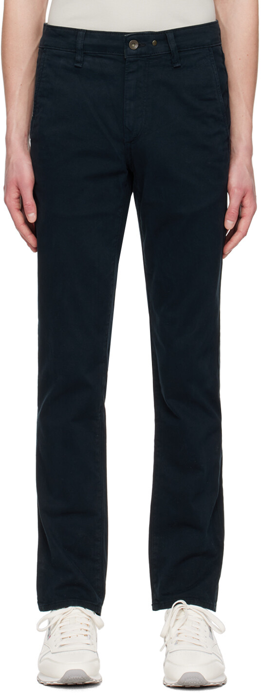 

Темно-синие брюки Fit 2 rag & bone, Синий