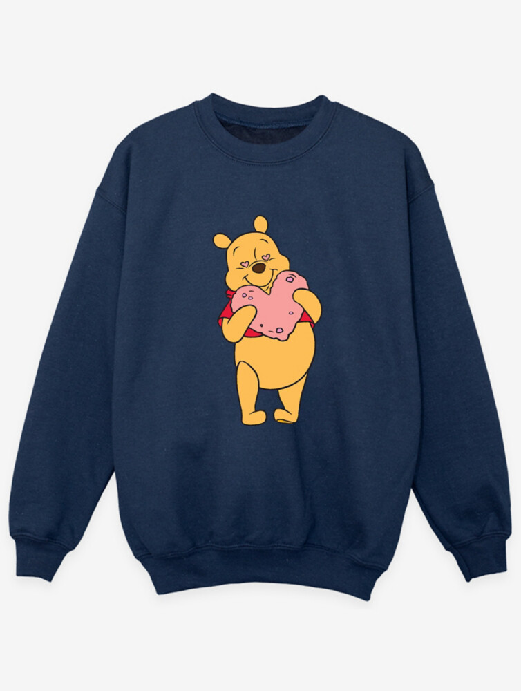 

NW2 Winnie The Pooh Детская темно-синяя толстовка с принтом George., нави