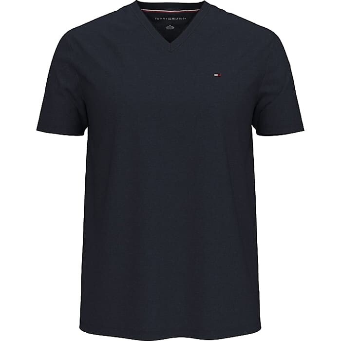 

Футболка Tommy Hilfiger Essential V-Neck, темно-синий