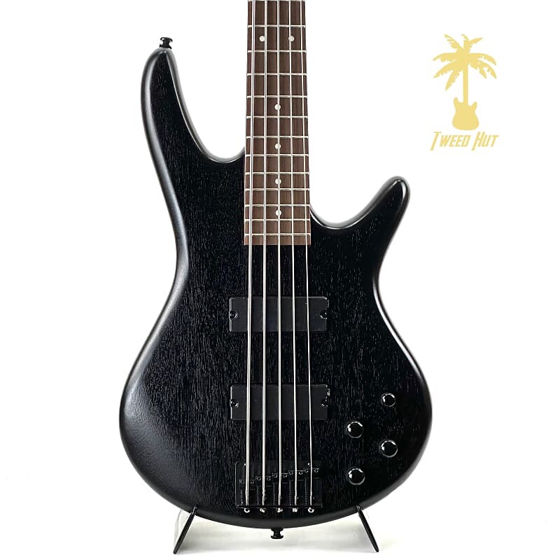 

Ibanez GSR205B 5-струнная электрическая бас-гитара состаренная черная GSR205B 5-String Electric Bass Guitar Weathered Black