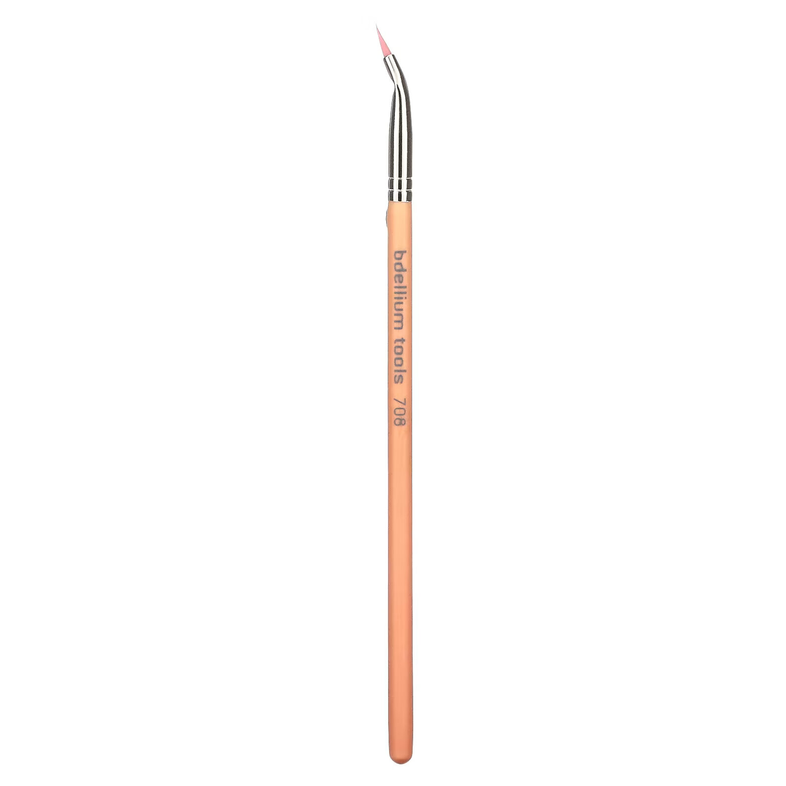 Bdellium Tools, Pink Bambu, 708 Bent Eyeliner, 1 кисть - фото