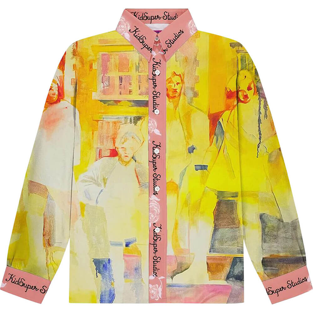 

Рубашка KidSuper Long-Sleeve, желтый