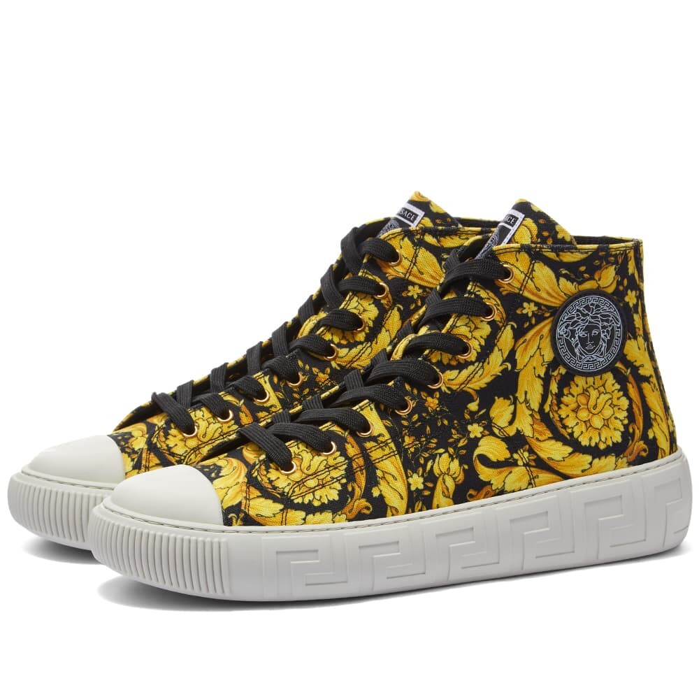 

Кроссовки Versace Baroque Print High Top Sneaker