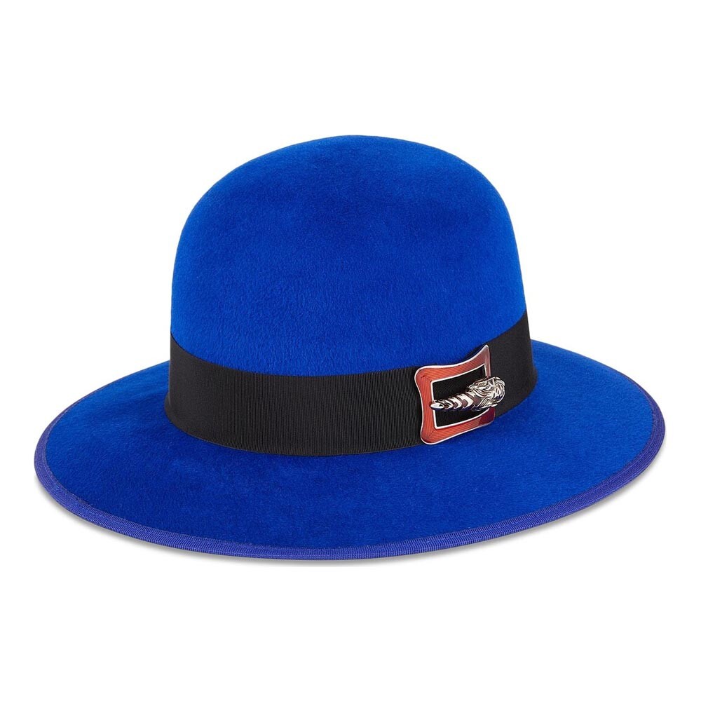 

Шляпа Gucci Wide Brim Felt, синий