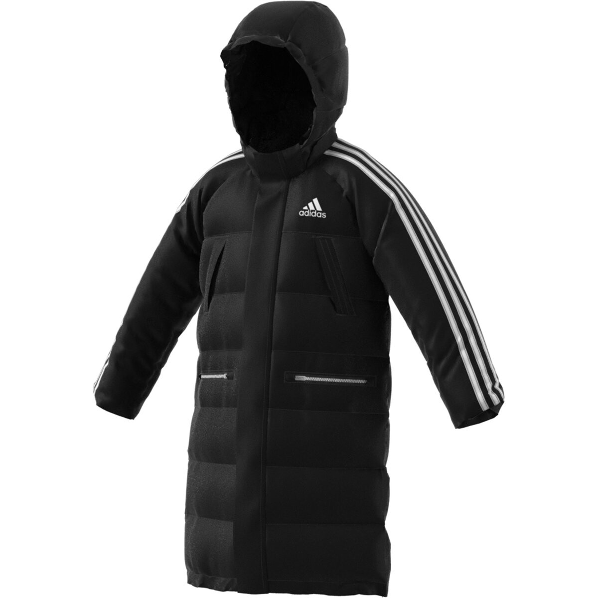 

Куртка Adidas Kids LK 3S Long Down, черный/белый