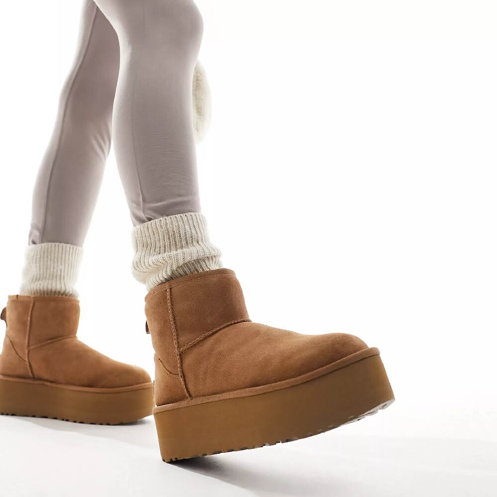 

Угги UGG Classic mini platform, светло-коричневый