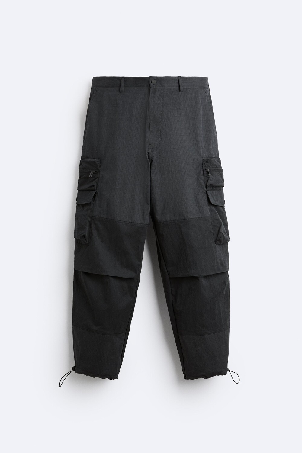 

Брюки-карго Zara Technical, черный