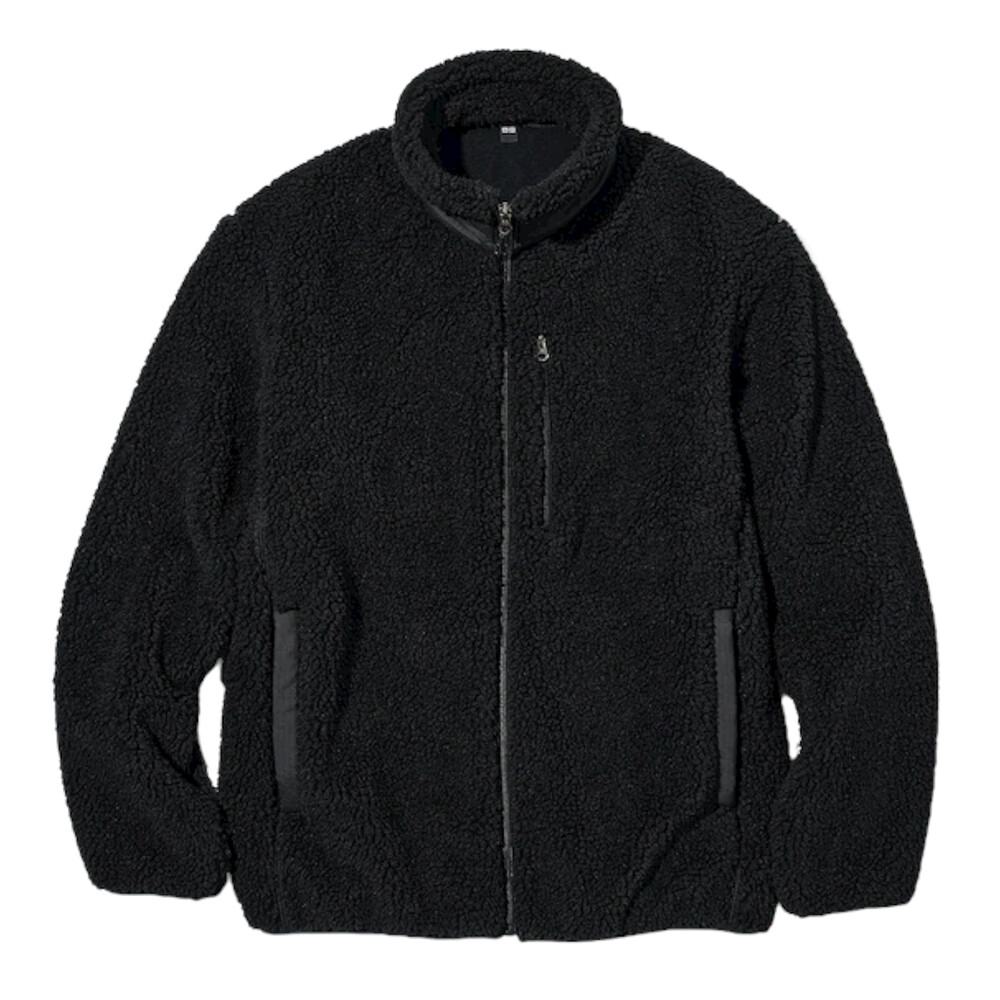 

Куртка unisex Uniqlo Windproof Outer Fleece, черный
