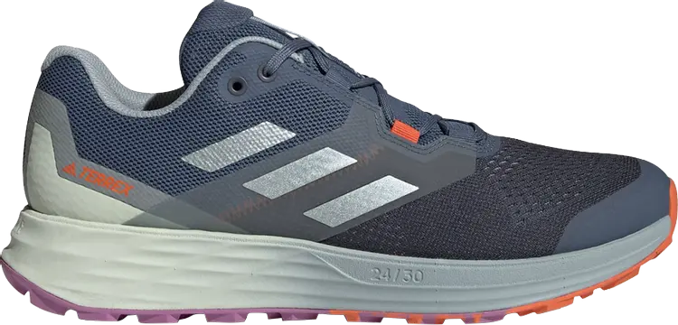 

Кроссовки Adidas Terrex Two Flow 'Wonder Steel Magic Grey Metallic', серый