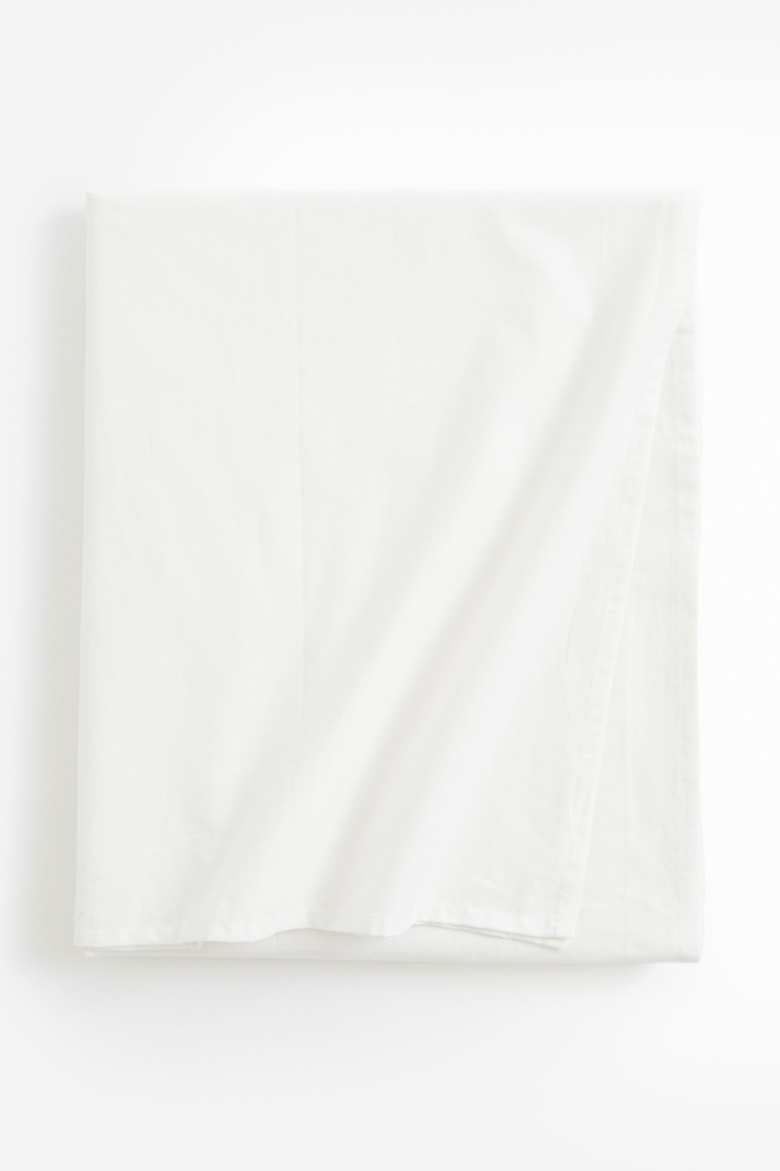 Простыня H&M Home Cotton Flat, белый