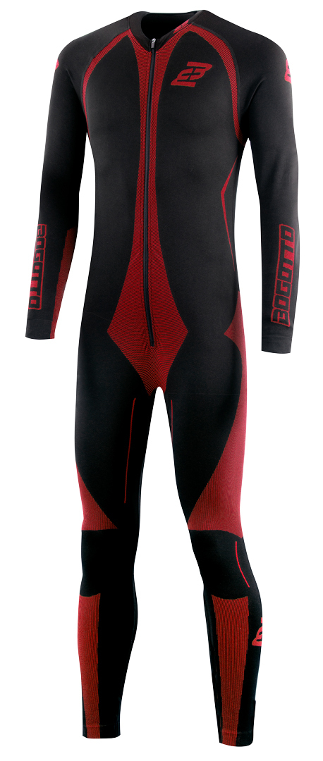 Зимний костюм Bogotto Ripped-Z утягивающий, черный/красный