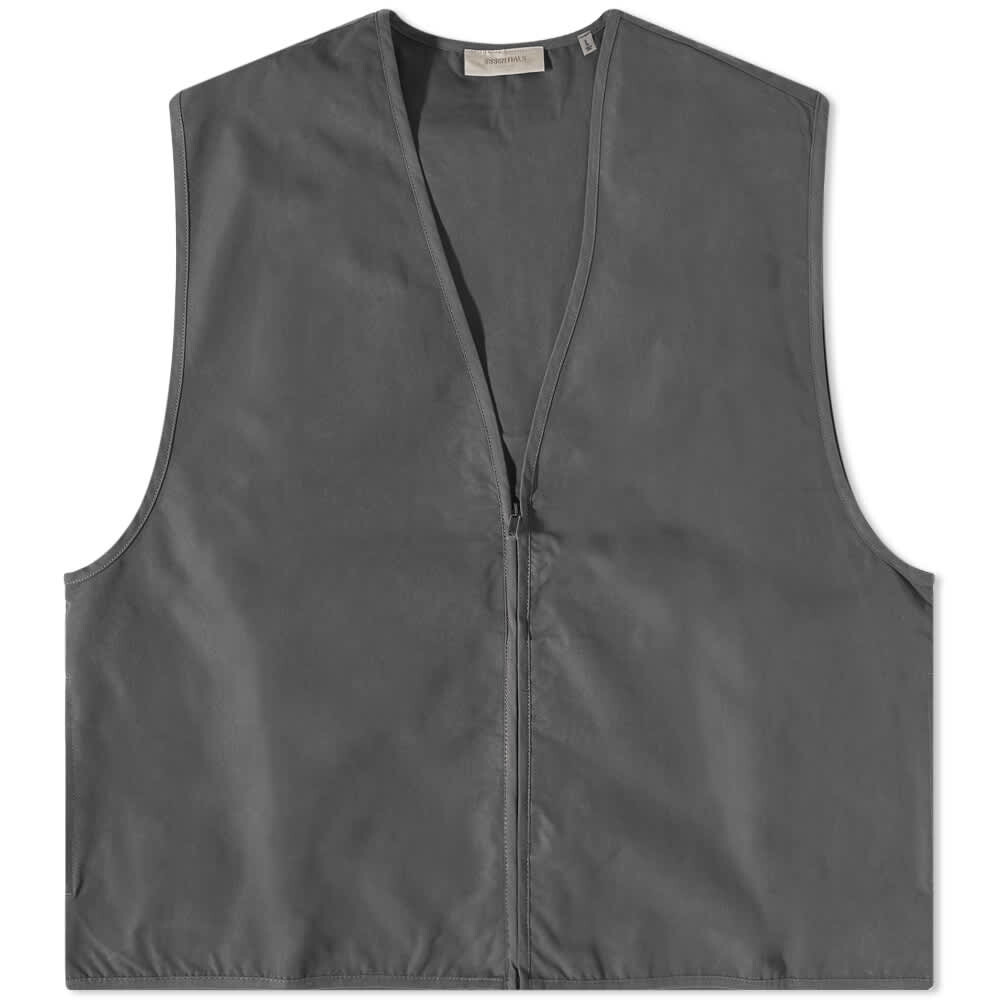 

Жилет из тканого твила Fear of God ESSENTIALS, Серый