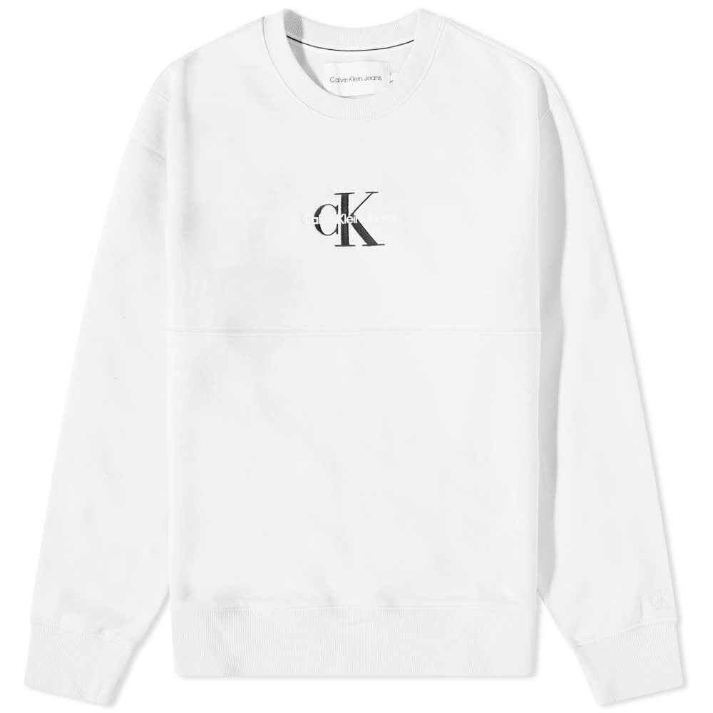 

Джемпер Calvin Klein Monologo Crew Sweat, Белый
