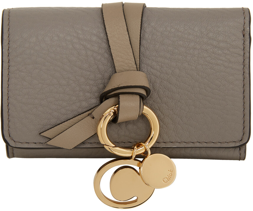 

Серый мини-кошелек Alphabet Chloé