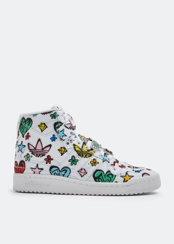 

Кроссовки ADIDAS x Jeremy Scott Forum 84 Hi Mono sneakers, белый