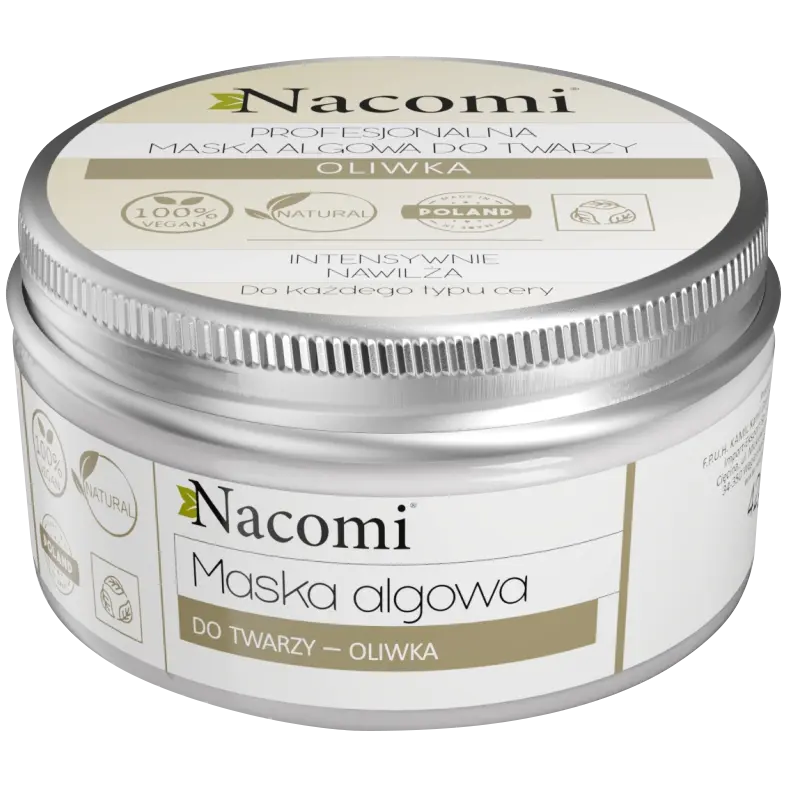 

Nacomi Professional интенсивно увлажняющая маска для лица из водорослей оливковая, 40 г