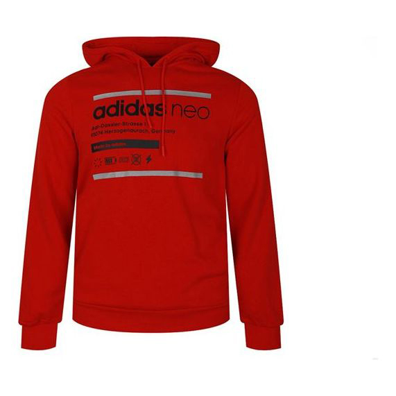 цена Толстовка Adidas neo Series Casual Printing hooded Sports Red, Красный