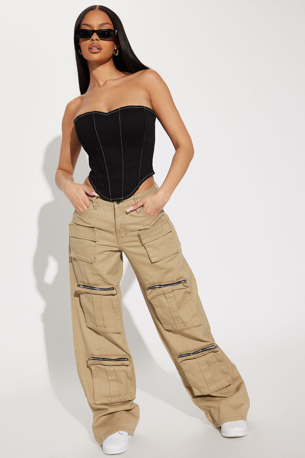 

Джинсы Fashion Nova TTC85, хаки