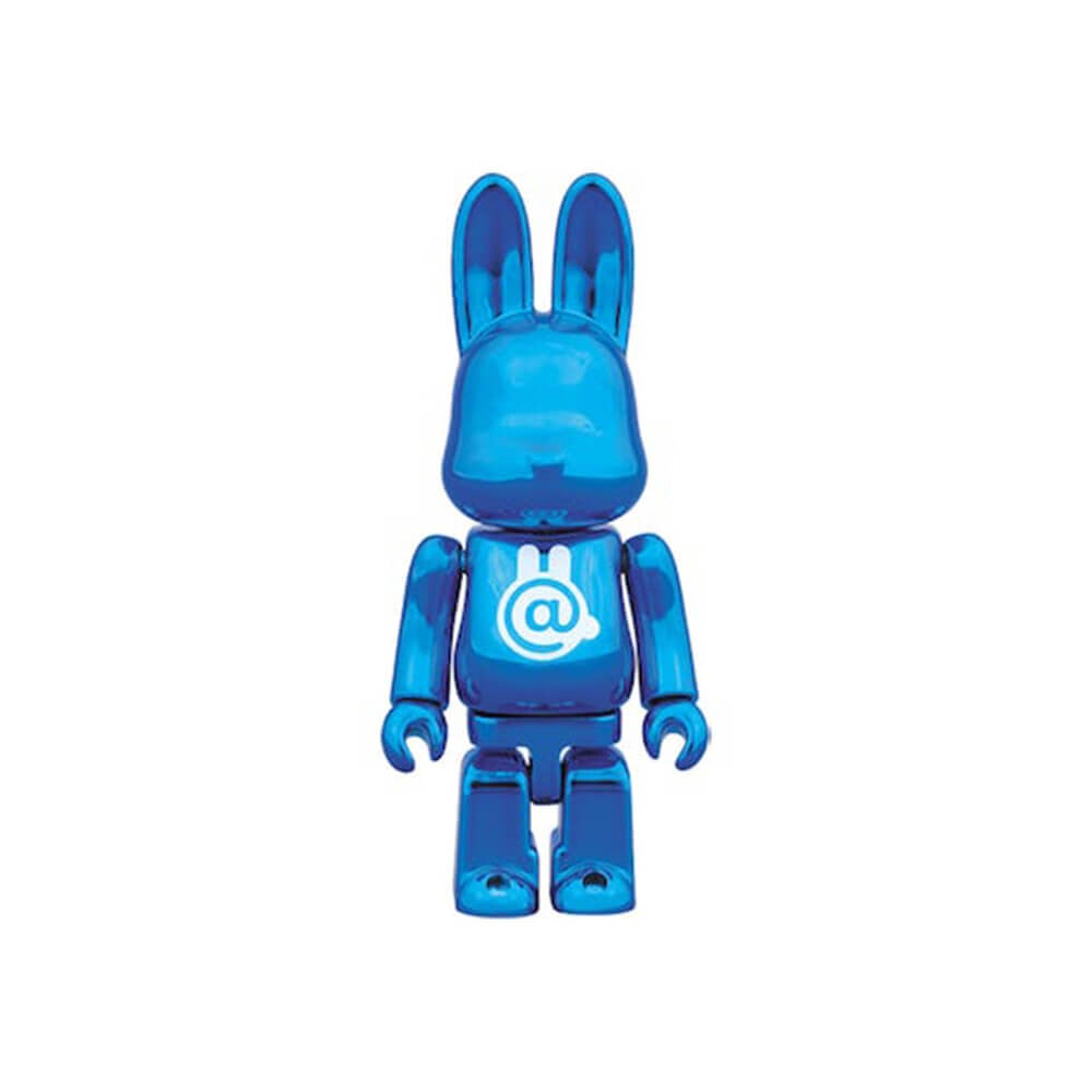 

Фигурка Bearbrick Rabbrick CHROME 100%, синий