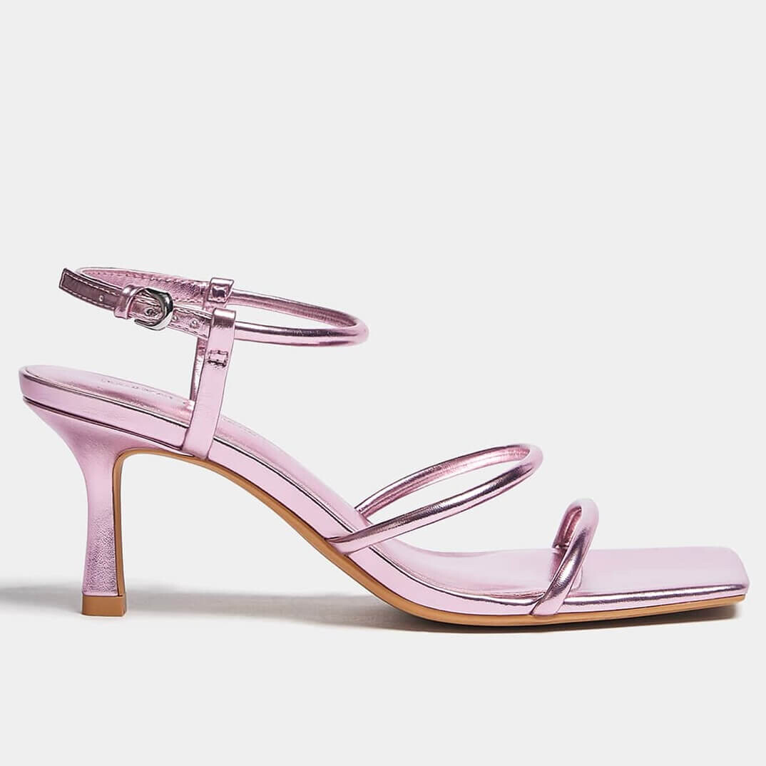 

Босоножки Pull&Bear Strappy Heeled, розовый
