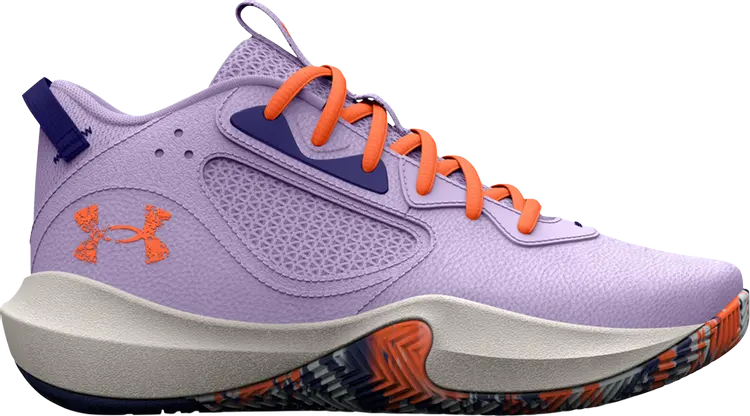 

Кроссовки Under Armour Lockdown 6 GS Nebula Purple Coral, фиолетовый