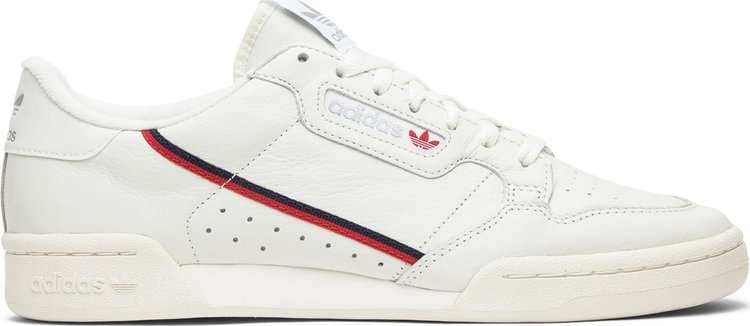 Adidas continental 80 white sales and red