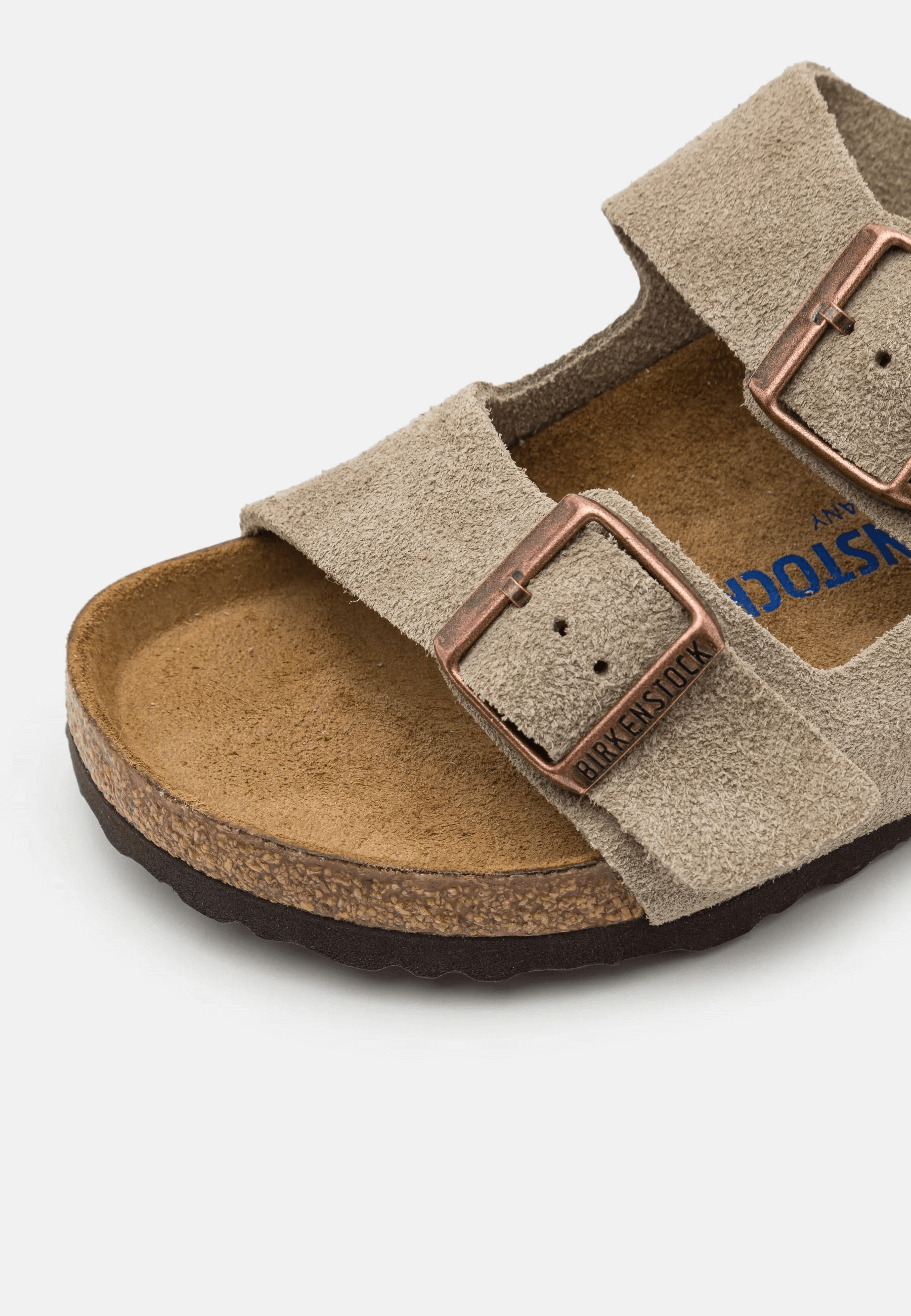 Сандалии Birkenstock Arizona Soft Footbed (Unisex), серо-коричневый