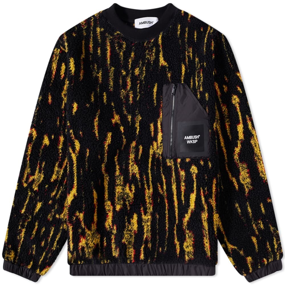

Толстовка Ambush Printed Fleece Crew Sweat, Коричневый