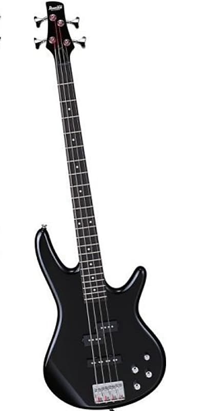 Бас-гитара Ibanez GSR200 GIO (черная) Ibanez GSR200 GIO Electric Bass Guitar (Black) electric bass guitar neck and head adjustment lever cover black bell shaped truss rod cover for electric guitar replacement