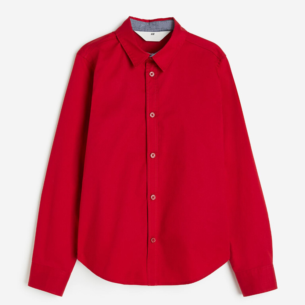 

Рубашка H&M Cotton, красный