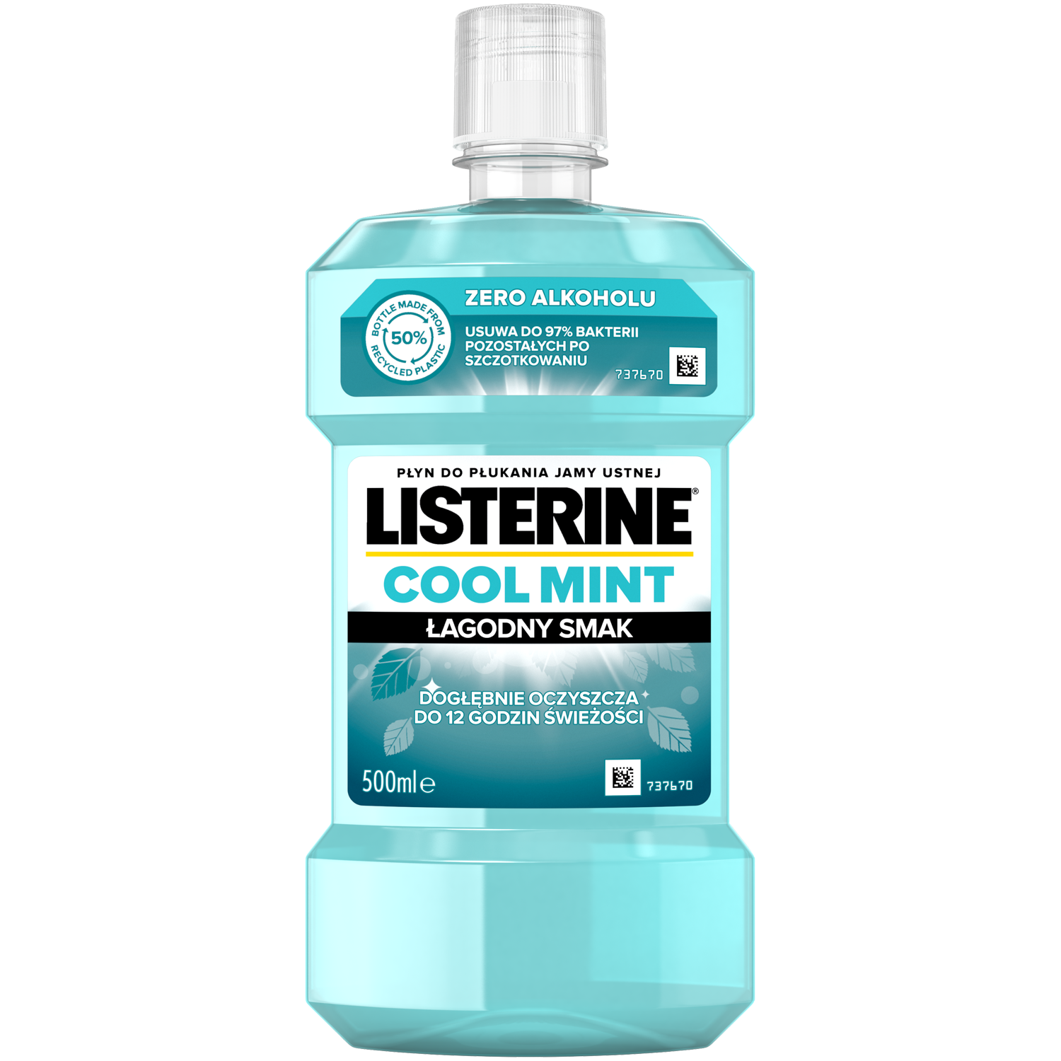 цена Listerine Cool Mint Zero жидкость для полоскания рта, 500 мл
